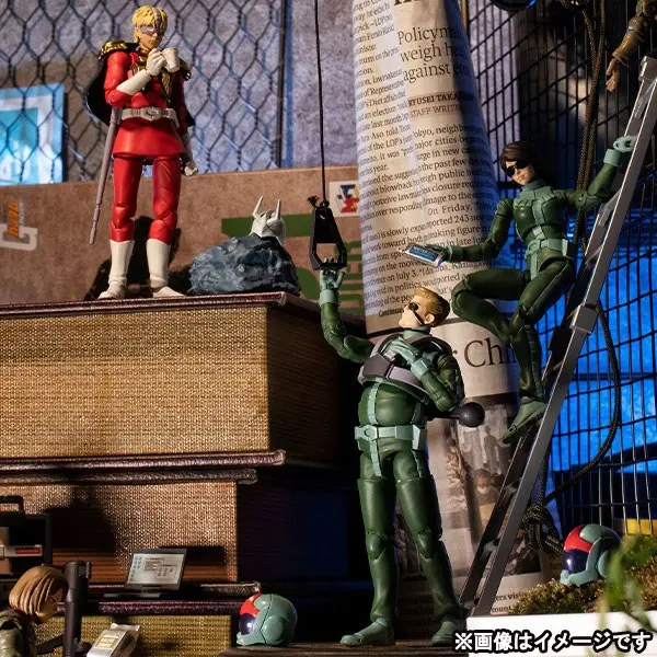 Mobile Suit Gundam G.M.G. Principality of Zeon Army Soldier 06 Char Aznable akciófigura 10 cm termékfotó