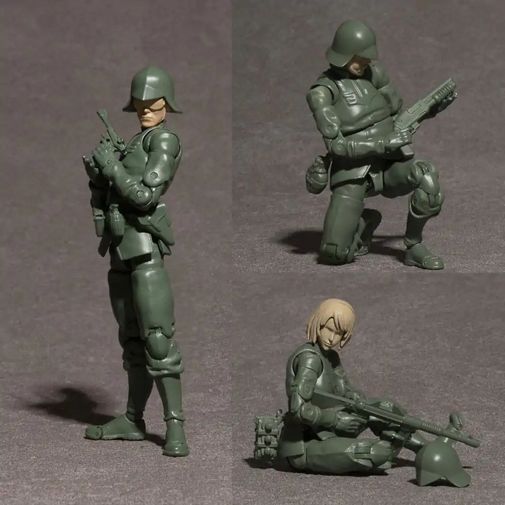 Mobile Suit Gundam G.M.G. Principality of Zeon General Soldier 01-03 Set 3 db-os akciófigura csomag 10 cm termékfotó
