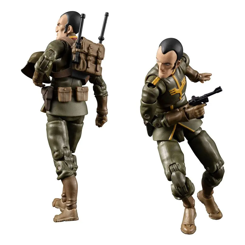 Mobile Suit Gundam G.M.G. Principality of Zeon Team Ramba Ral Akciófigura és jármű csomag 10 cm termékfotó