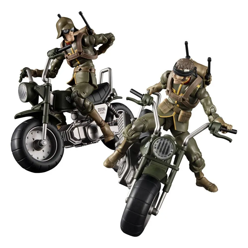 Mobile Suit Gundam G.M.G. Principality of Zeon Team Ramba Ral Akciófigura és jármű csomag 10 cm termékfotó