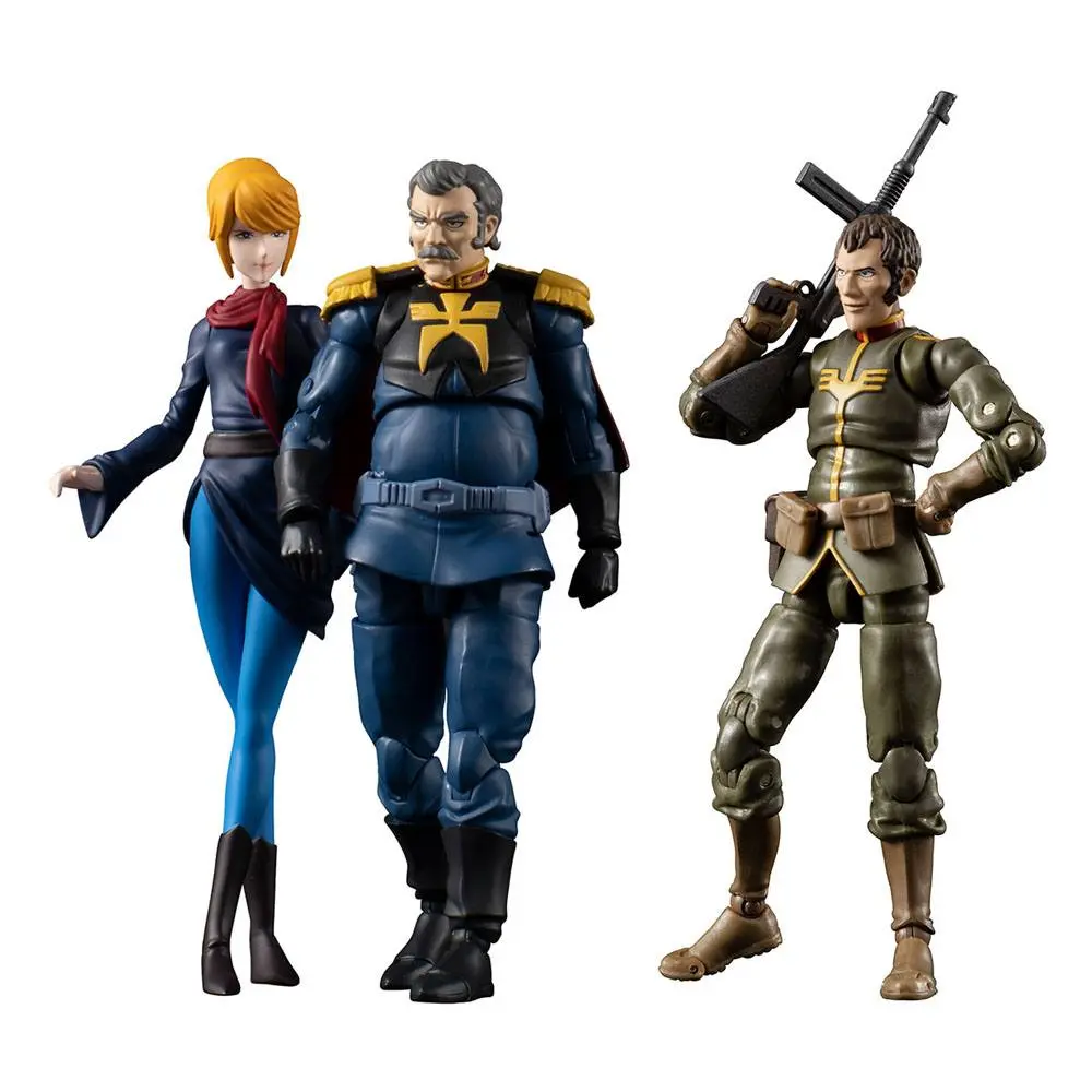 Mobile Suit Gundam G.M.G. Principality of Zeon Team Ramba Ral Akciófigura és jármű csomag 10 cm termékfotó