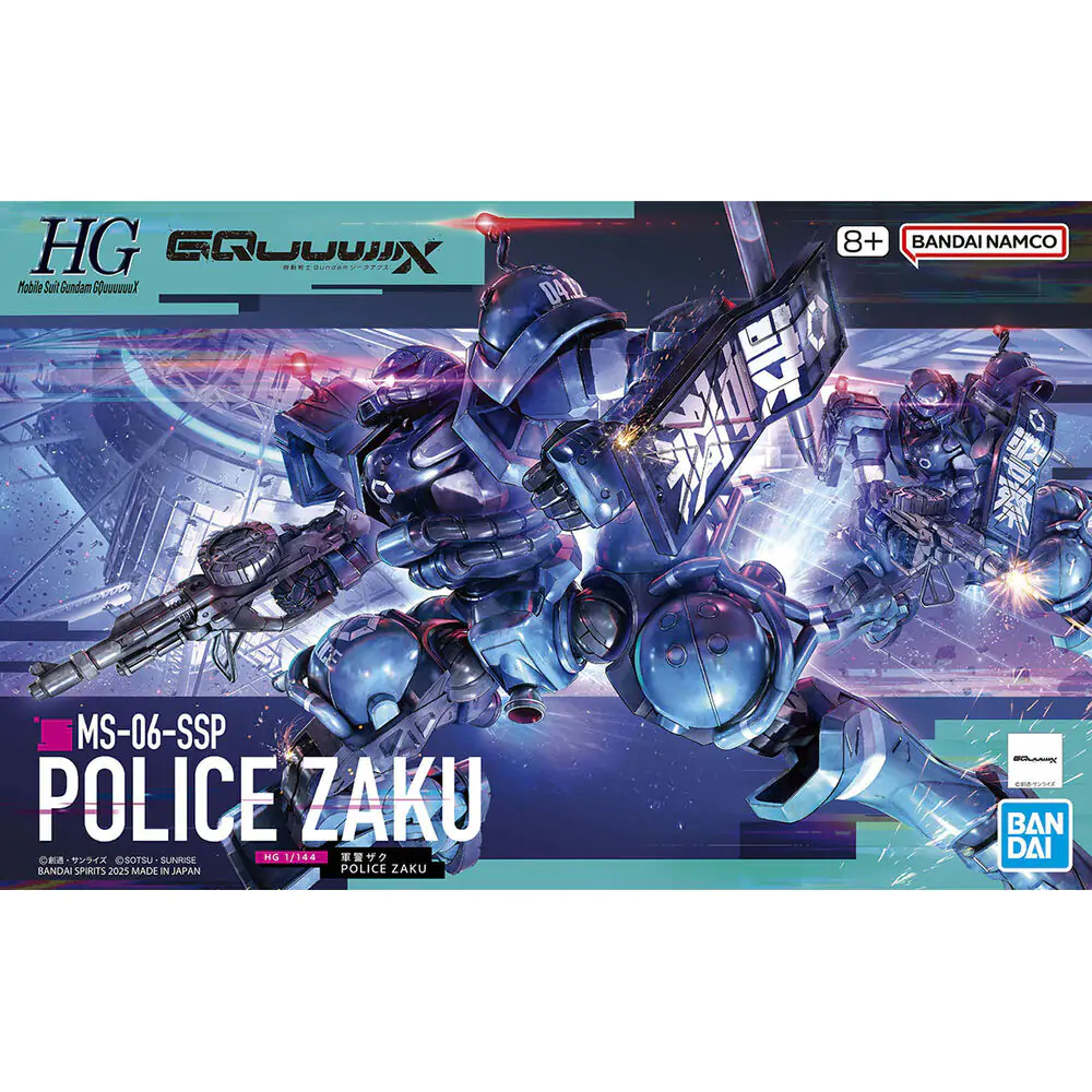 Mobile Suit Gundam GQuuuuuuX Police Zaku figura termékfotó