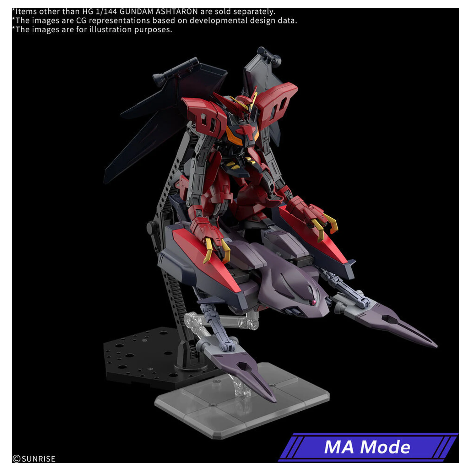 Mobile Suit Gundam - Gundam Ashtaron HG 1/144 modell készlet termékfotó