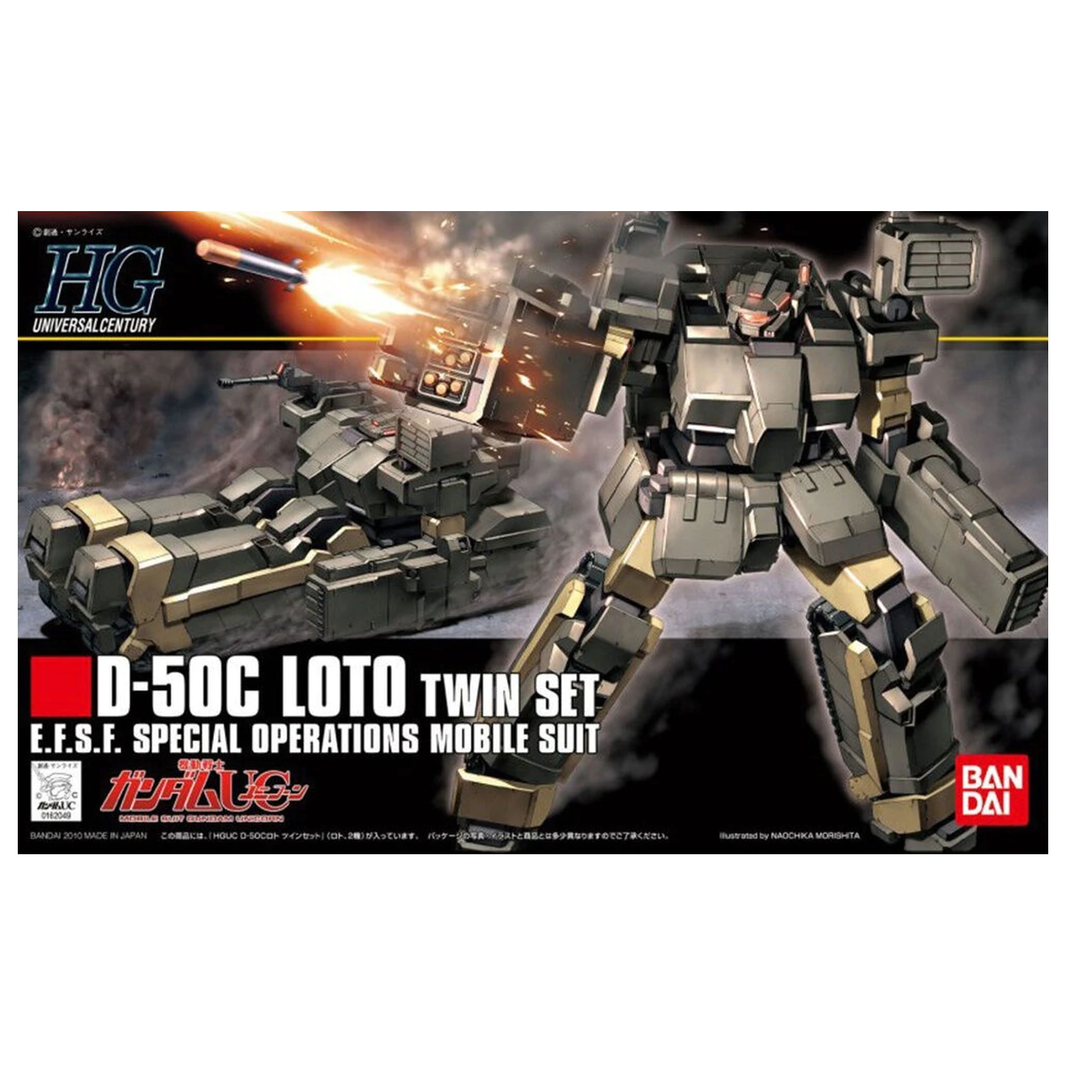 Mobile Suit Gundam HGUC 1/144 D-SOC Loto Twin Set modell készlet figura termékfotó