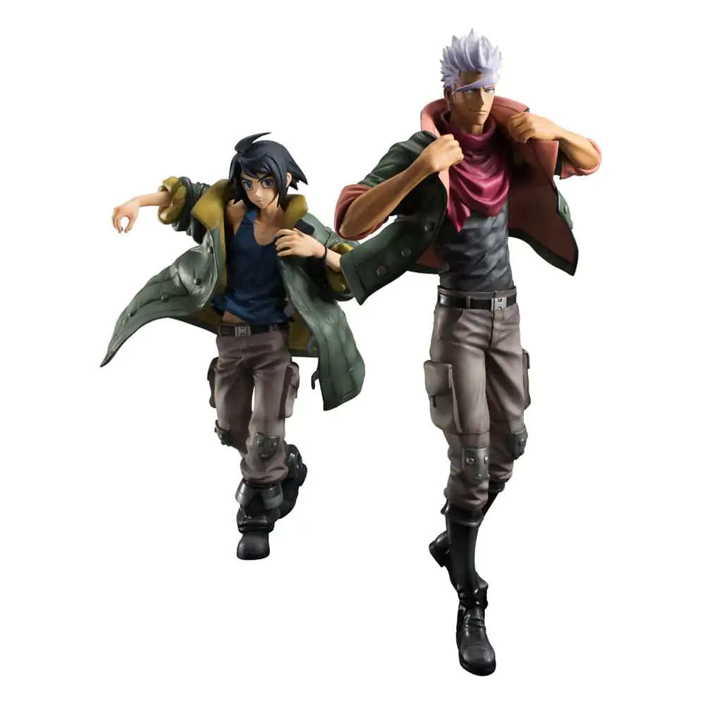 Mobile Suit Gundam Iron-Blood Orphans G.E.M. Series Mikazuki Augus & Orga Itsuka PVC szobor figura 26 cm  termékfotó