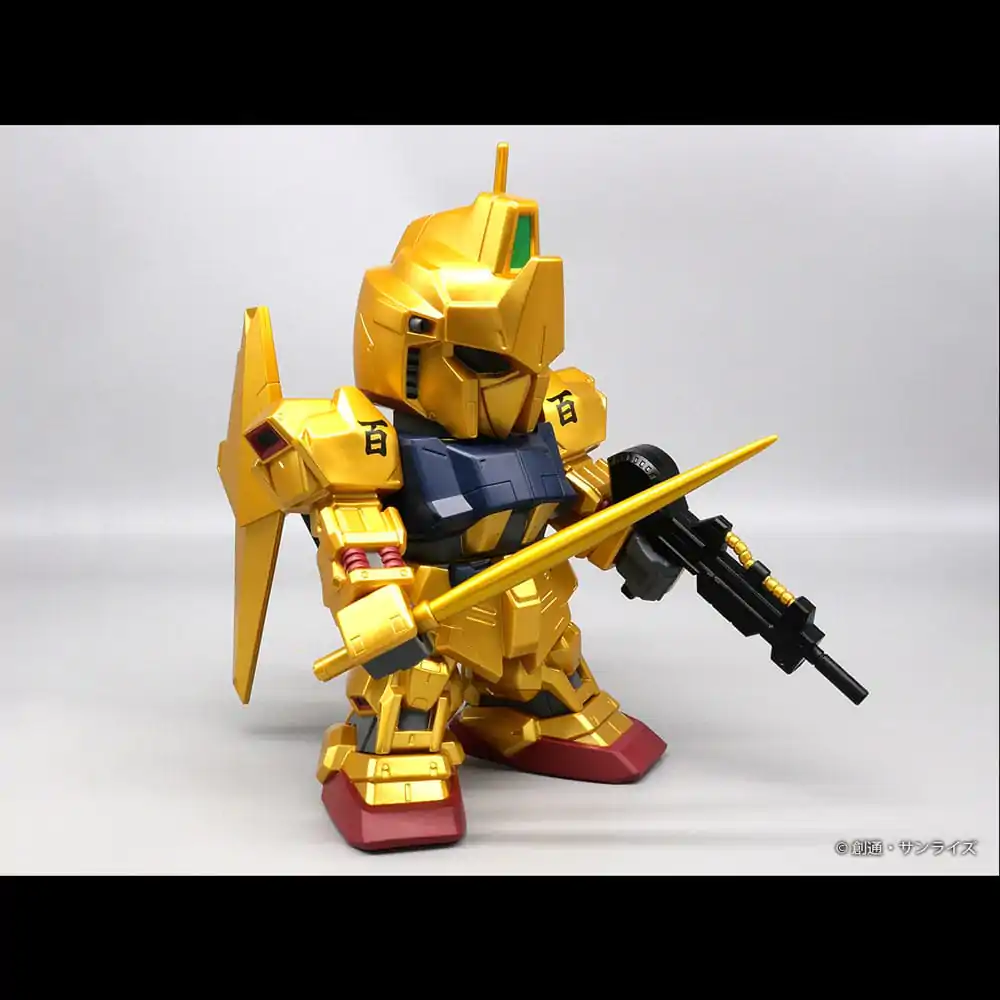 Mobile Suit Gundam Jumbo Sofbi Vinyl figura Hyakushiki Gold Ver. 30 cm  termékfotó