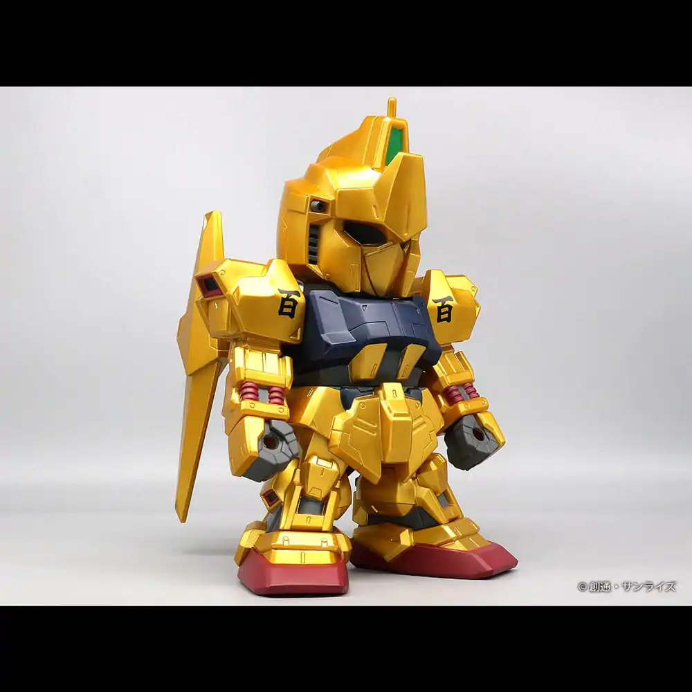 Mobile Suit Gundam Jumbo Sofbi Vinyl figura Hyakushiki Gold Ver. 30 cm  termékfotó