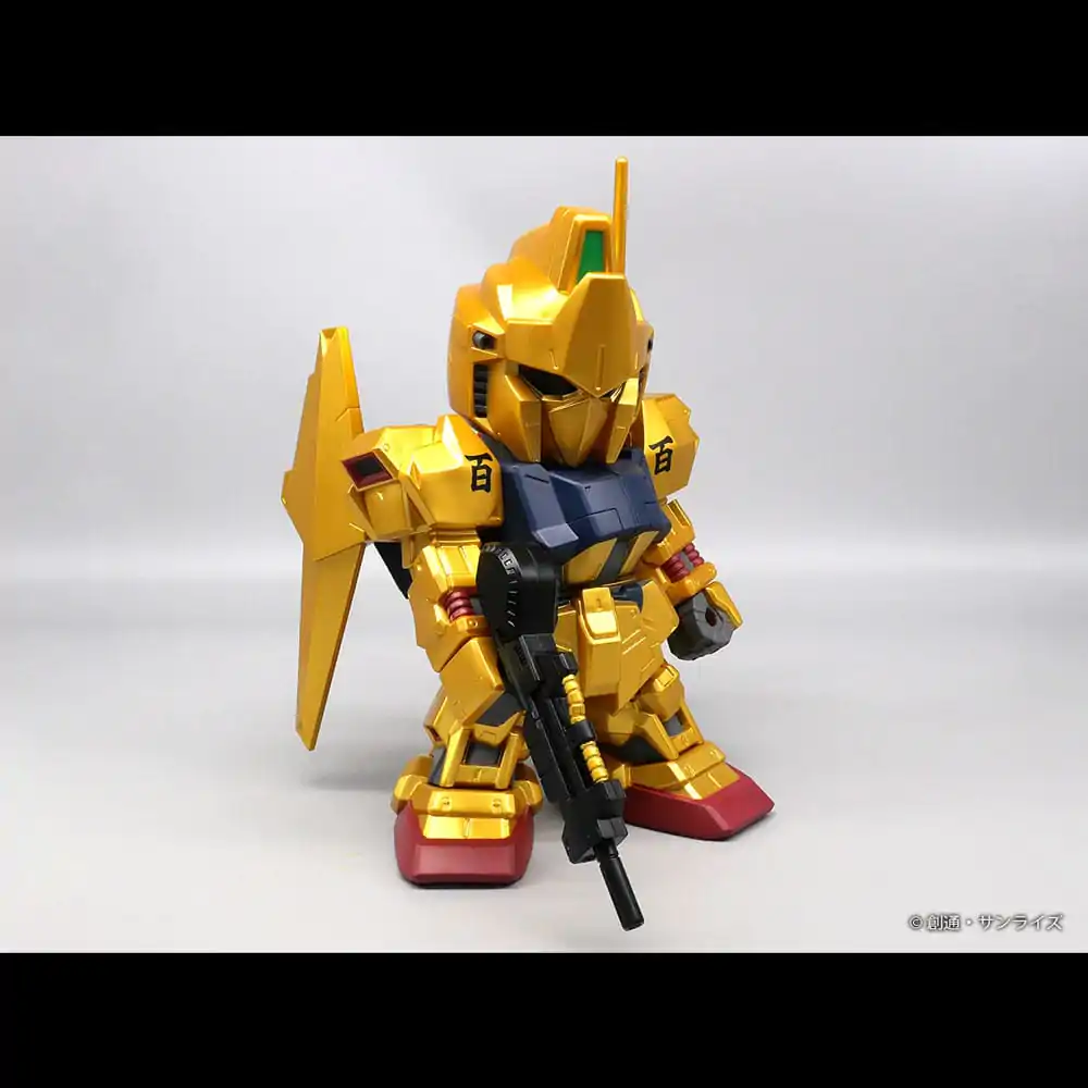 Mobile Suit Gundam Jumbo Sofbi Vinyl figura Hyakushiki Gold Ver. 30 cm  termékfotó