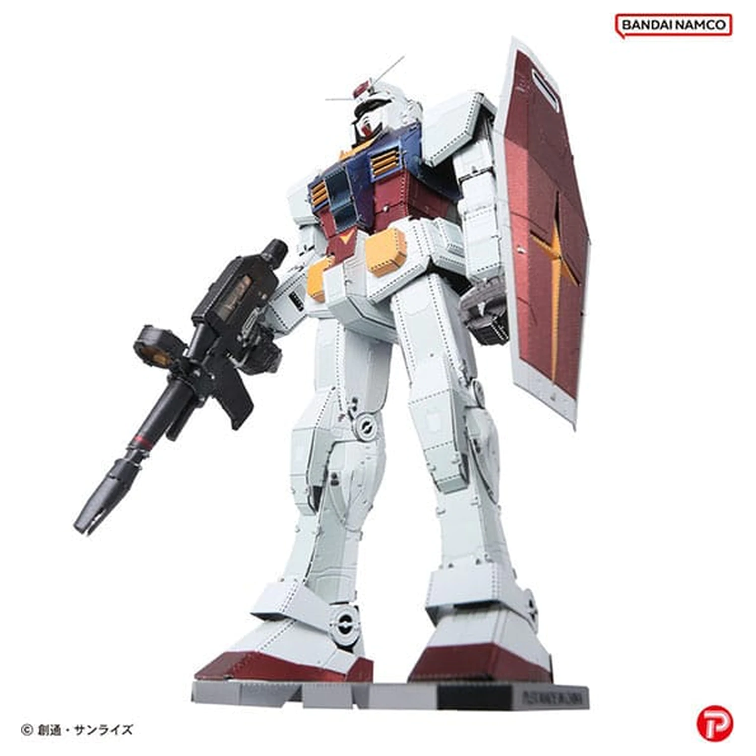 Mobile Suit Gundam Metallic Nano Puzzle RX-78-2 modell készlet 12 cm  termékfotó