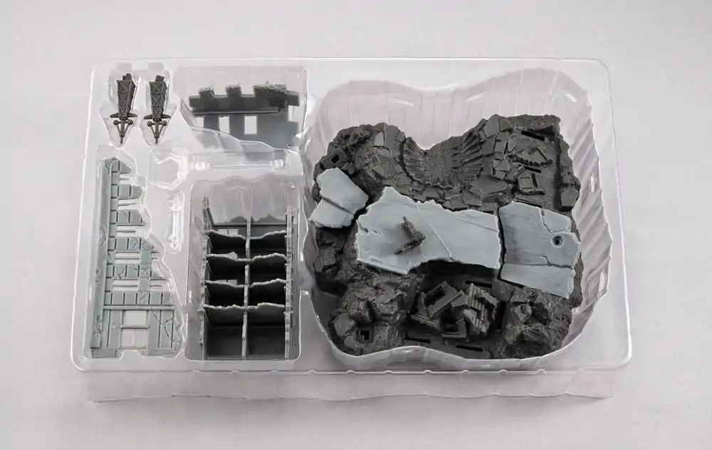 Mobile Suit Gundam Realistic Model Series Diorama G Structure GS02M The abandoned buildings in New Yark City Anyaga Color Edition termékfotó