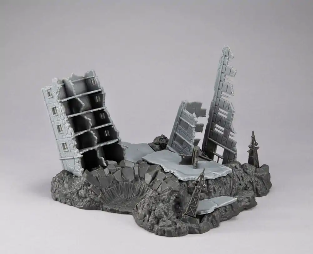Mobile Suit Gundam Realistic Model Series Diorama G Structure GS02M The abandoned buildings in New Yark City Anyaga Color Edition termékfotó