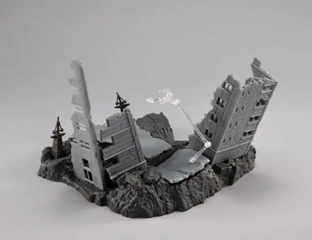 Mobile Suit Gundam Realistic Model Series Diorama G Structure GS02M The abandoned buildings in New Yark City Anyaga Color Edition termékfotó