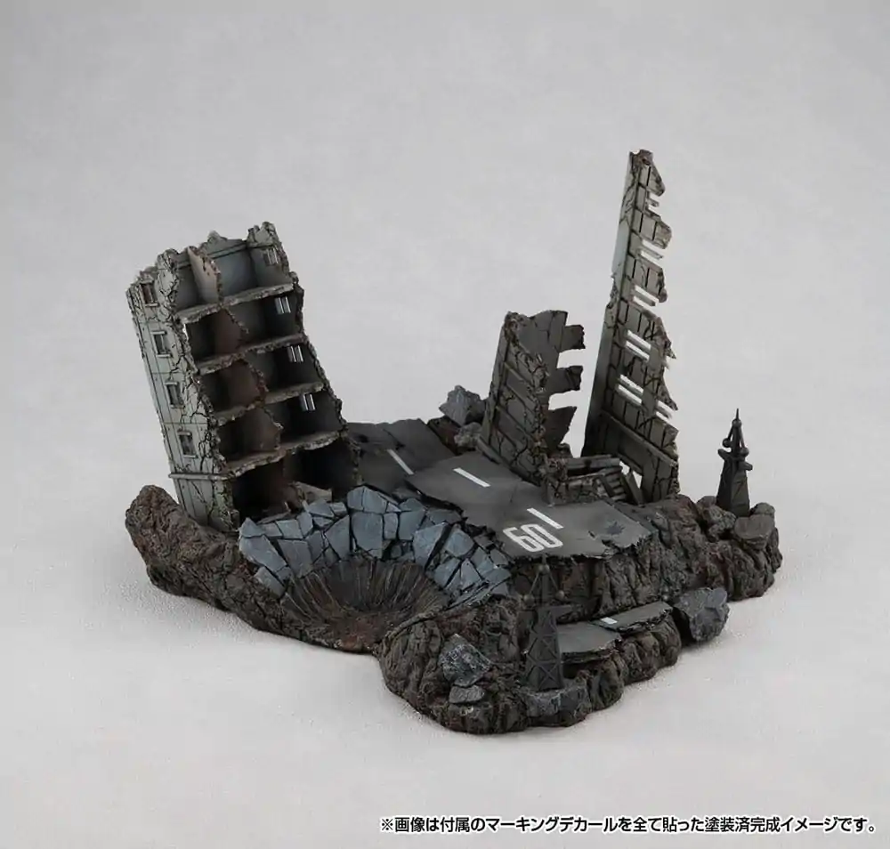 Mobile Suit Gundam Realistic Model Series Diorama G Structure GS02M The abandoned buildings in New Yark City Anyaga Color Edition termékfotó