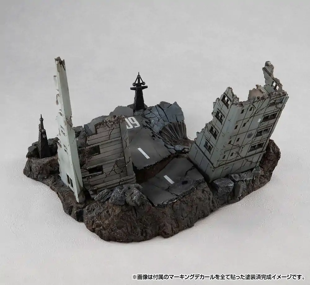 Mobile Suit Gundam Realistic Model Series Diorama G Structure GS02M The abandoned buildings in New Yark City Anyaga Color Edition termékfotó