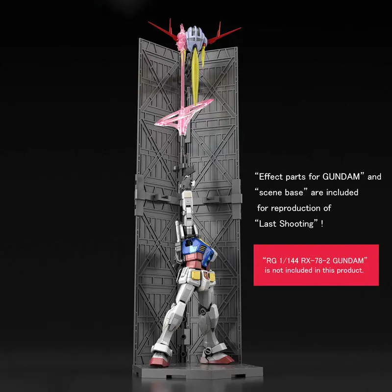 Mobile Suit Gundam RG Zeong Last Shooting efects modell készlet figura 12cm termékfotó