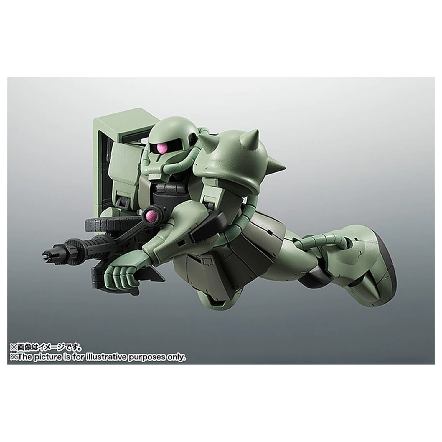 Mobile Suit Gundam Robot Spirits MS 06 Zaku ver ANIME Reissue figura 12,5cm termékfotó