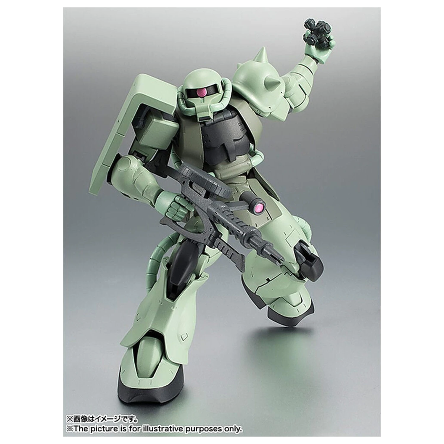 Mobile Suit Gundam Robot Spirits MS 06 Zaku ver ANIME Reissue figura 12,5cm termékfotó