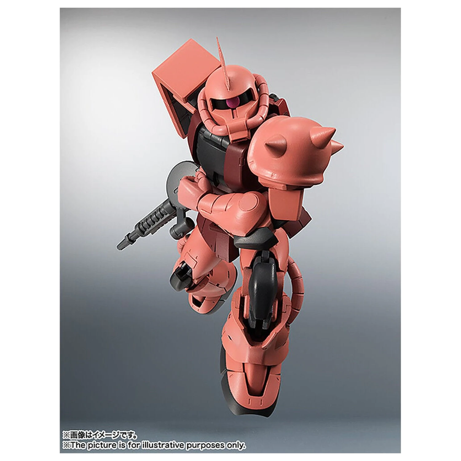Mobile Suit Gundam Robot Spirits MS 06S Chars Zaku ver ANIME Reissue figura 12,5cm termékfotó