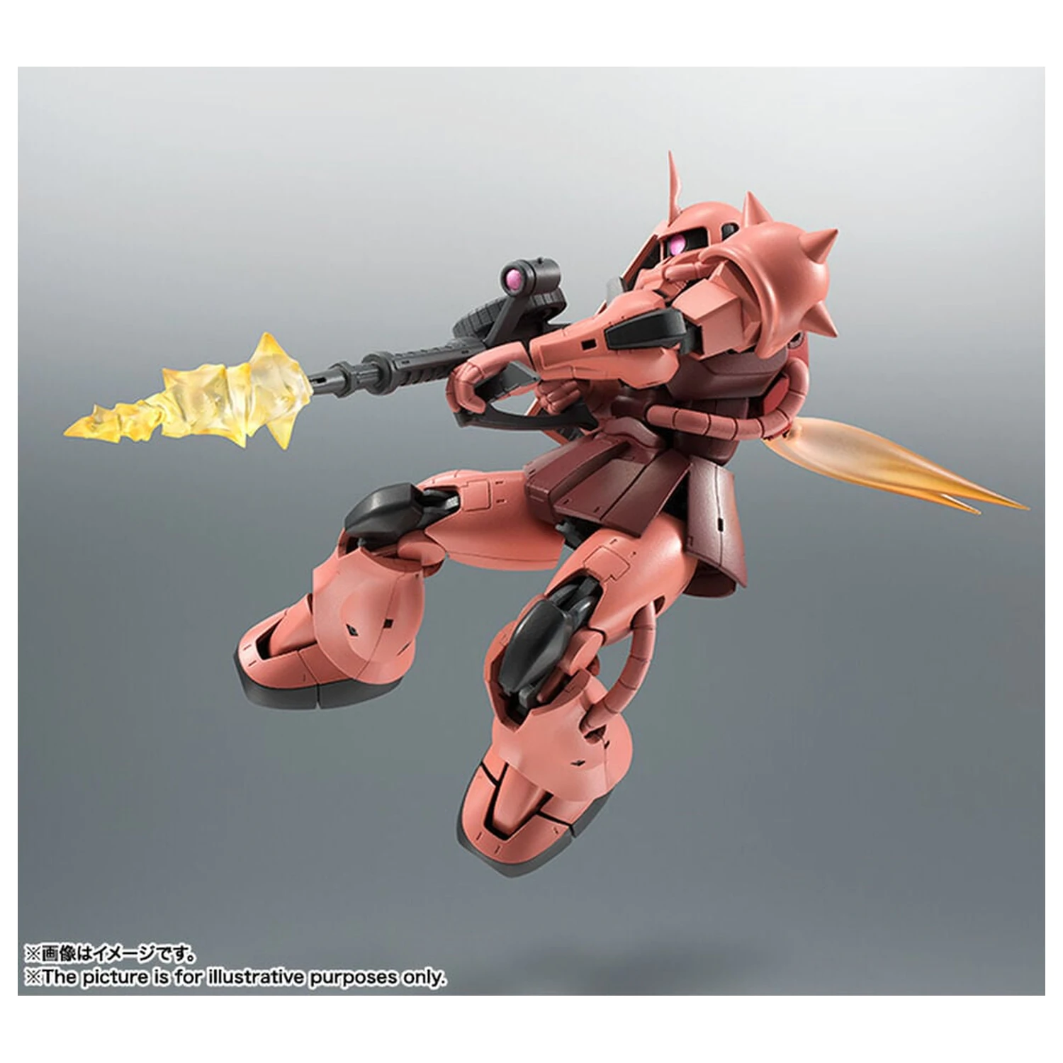 Mobile Suit Gundam Robot Spirits MS 06S Chars Zaku ver ANIME Reissue figura 12,5cm termékfotó