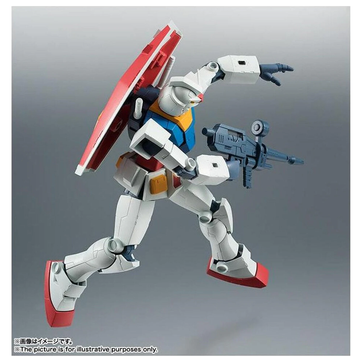 Mobile Suit Gundam Robot Spirits RX 78 2 Gundam ver ANIME Reissue figura 12,5cm termékfotó