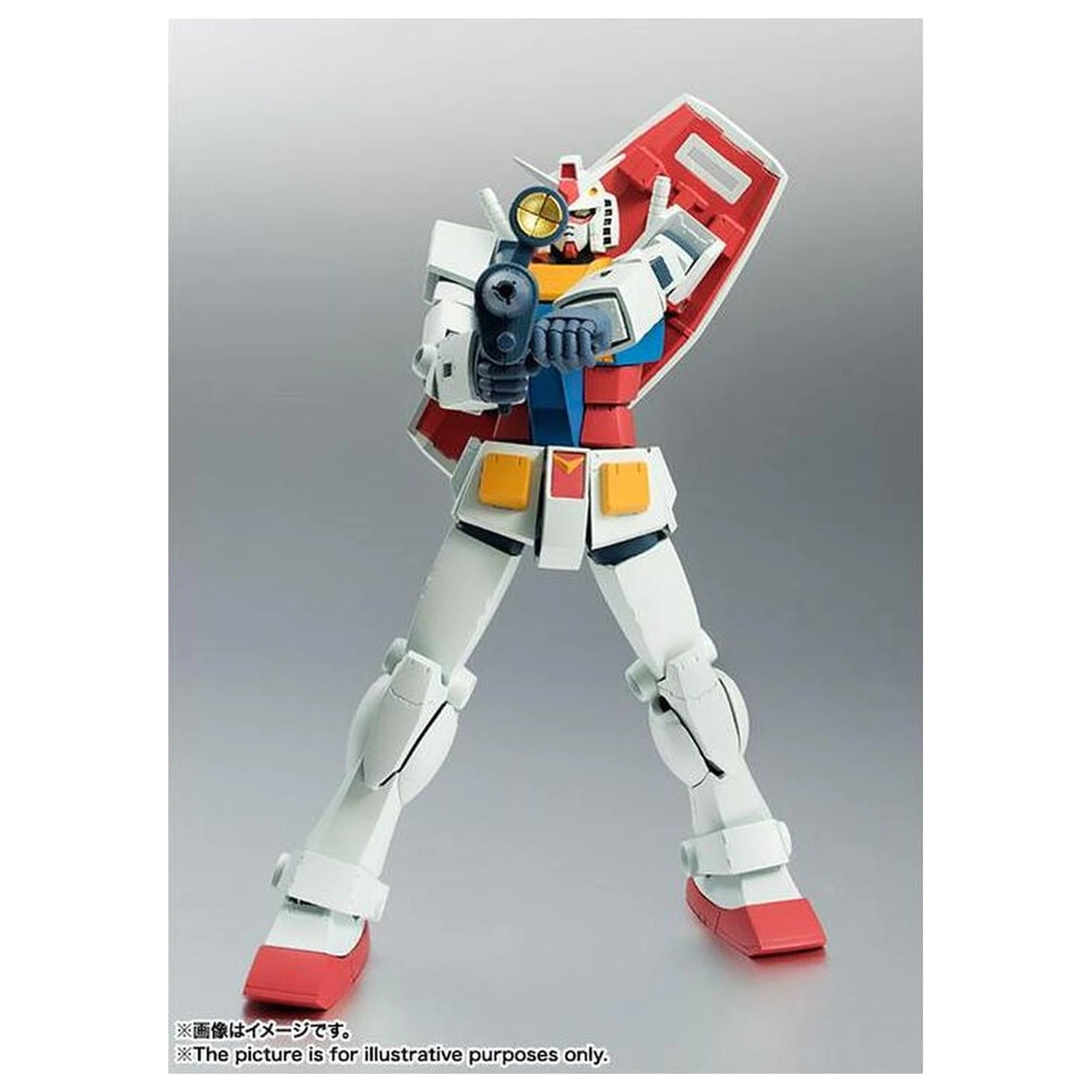 Mobile Suit Gundam Robot Spirits RX 78 2 Gundam ver ANIME Reissue figura 12,5cm termékfotó