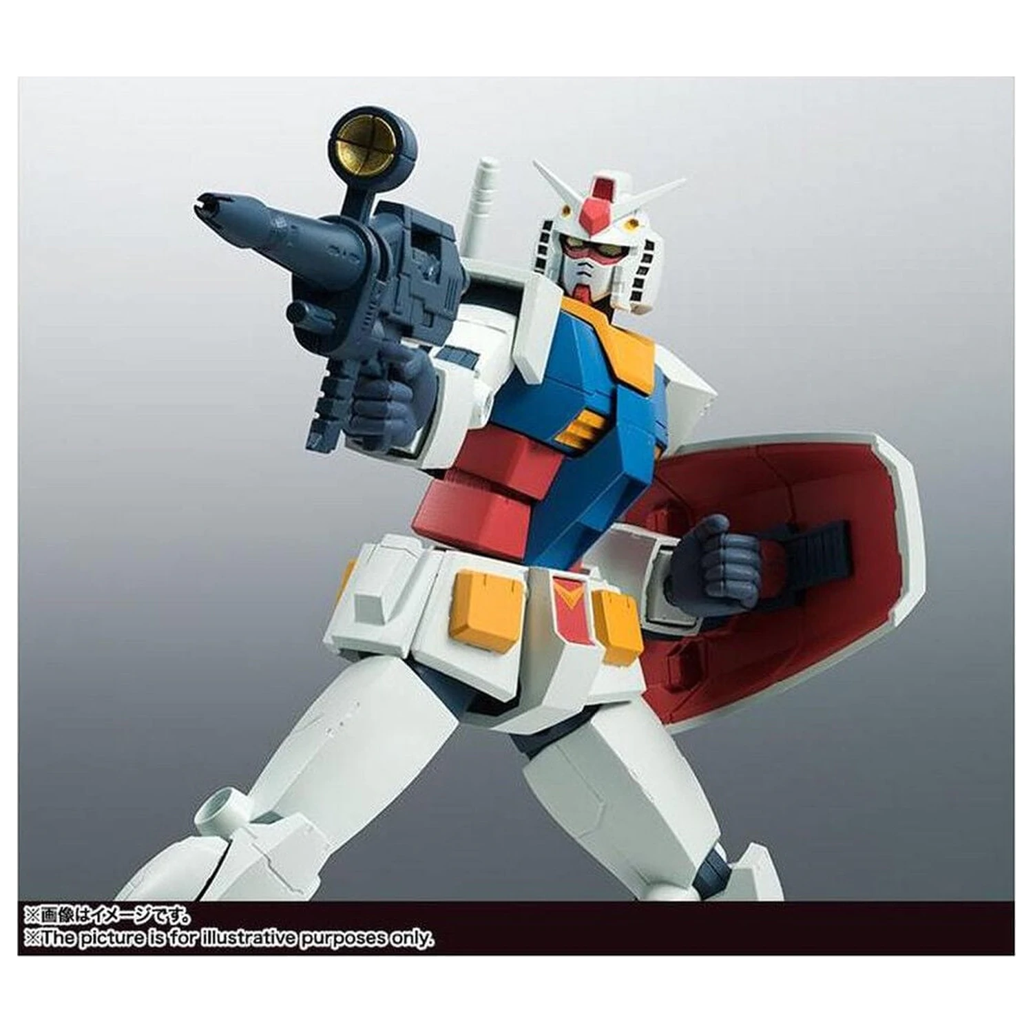 Mobile Suit Gundam Robot Spirits RX 78 2 Gundam ver ANIME Reissue figura 12,5cm termékfotó
