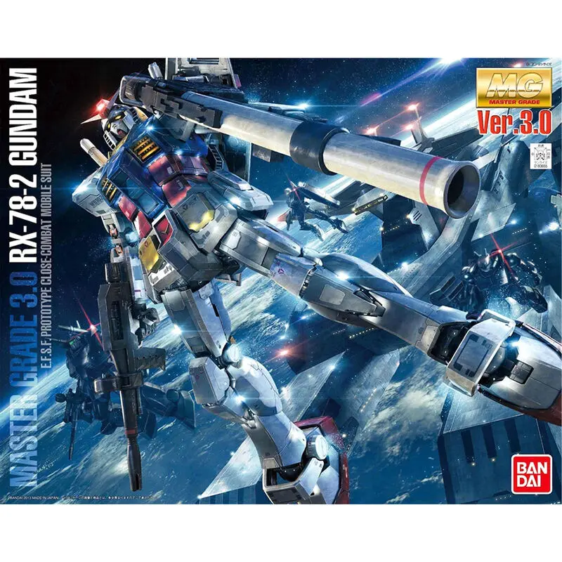 Mobile Suit Gundam Rx-78-2 Gundam ver 3 modell készlet figura termékfotó