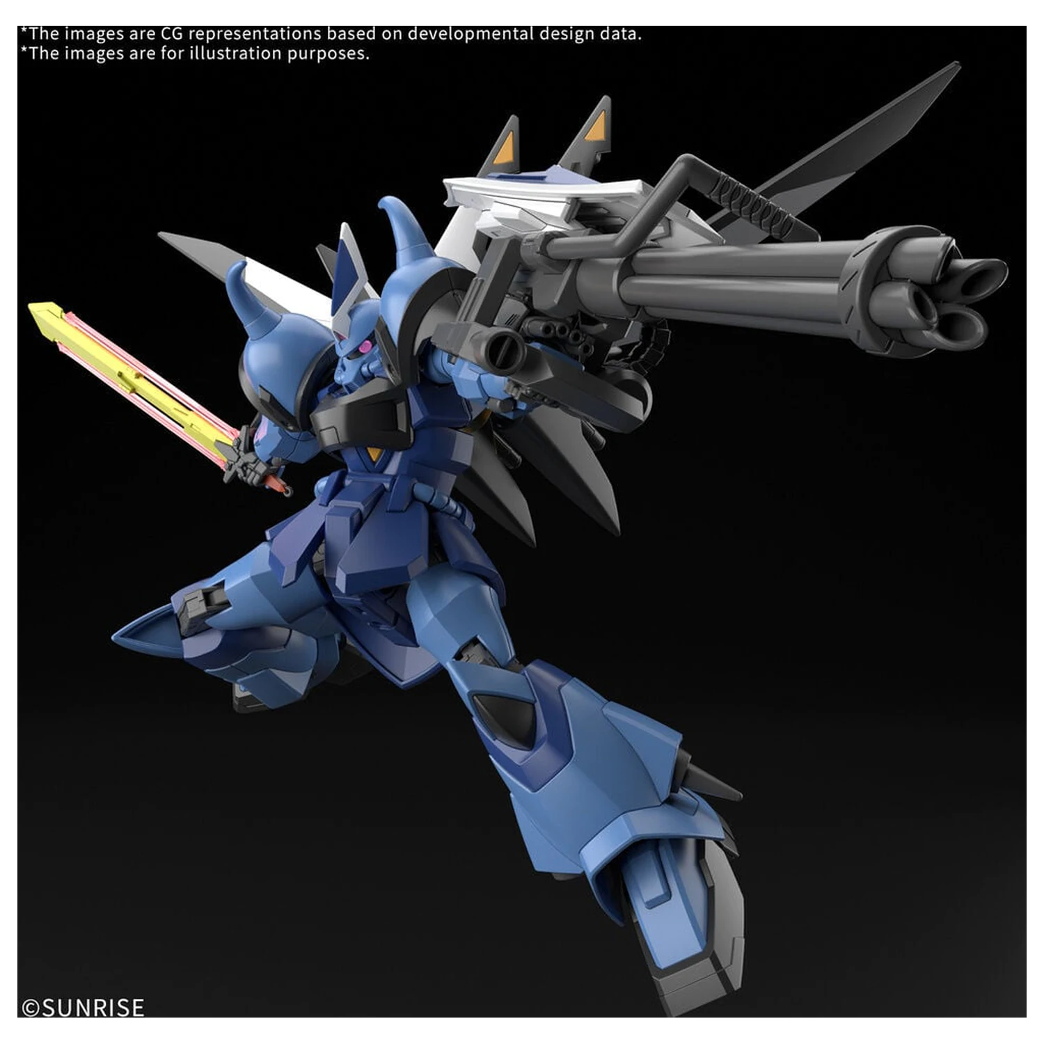 Mobile Suit Gundam Seed Freedom Zero Gouf Ignited Custom HG 1/144 Scale Modell készlet figura termékfotó