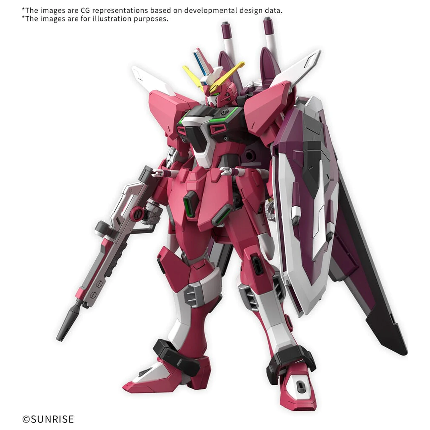 Mobile Suit Gundam Seed Freedom Zero Infinite Justice Gundam Booster Unit HG 1/144 Scale Modell készlet figura termékfotó