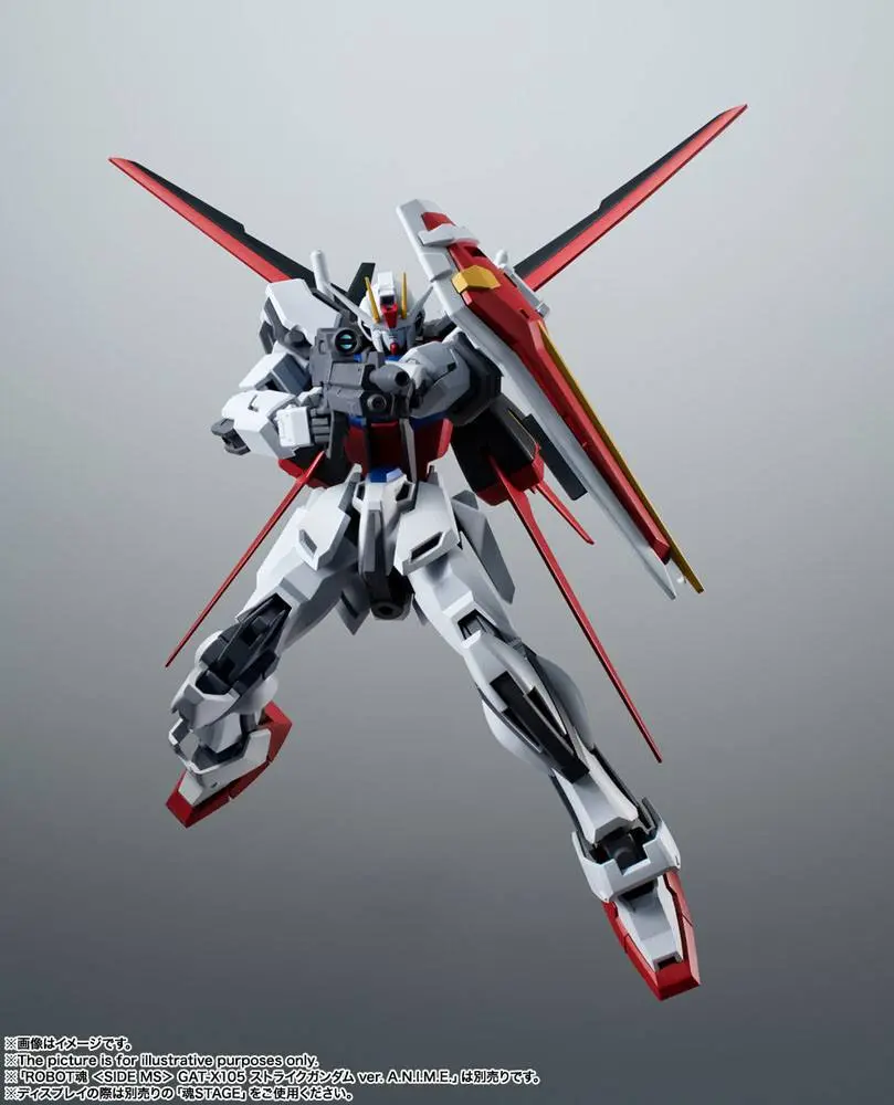 Mobile Suit Gundam Seed Robot Spirits Accessory Set (SIDE MS) AQM/E-X01 Aile Striker &amp; Option Parts Set 15 cm termékfotó
