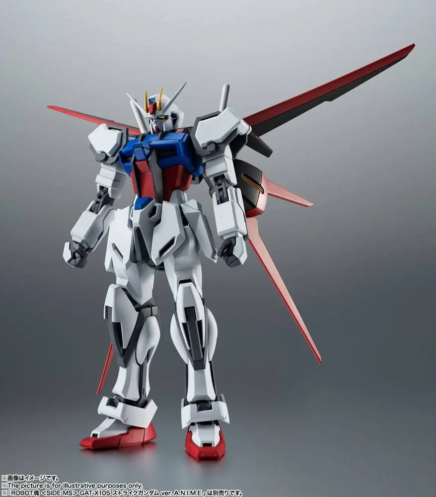 Mobile Suit Gundam Seed Robot Spirits Accessory Set (SIDE MS) AQM/E-X01 Aile Striker &amp; Option Parts Set 15 cm termékfotó