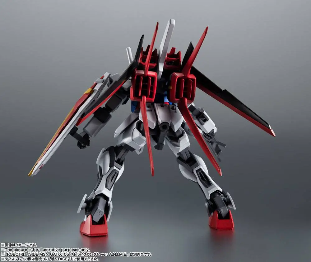 Mobile Suit Gundam Seed Robot Spirits Accessory Set (SIDE MS) AQM/E-X01 Aile Striker &amp; Option Parts Set 15 cm termékfotó
