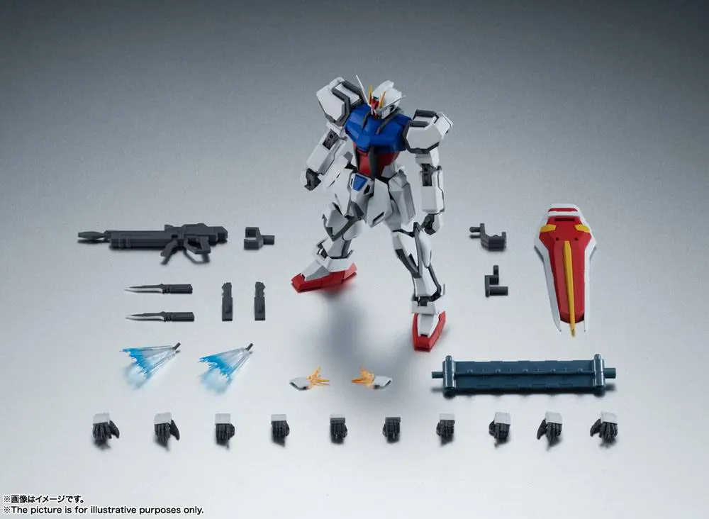 Mobile Suit Gundam Seed Robot Spirits (Side MS) GAT-X105 Strike Gundam ver. A.N.I.M.E. akciófigura 12 cm termékfotó