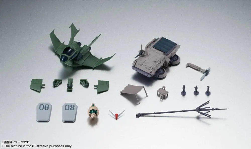 Mobile Suit Gundam: The 08th MS Team Accessory Set (Side MS) Option Parts Set 02 ver. A.N.I.M.E. termékfotó