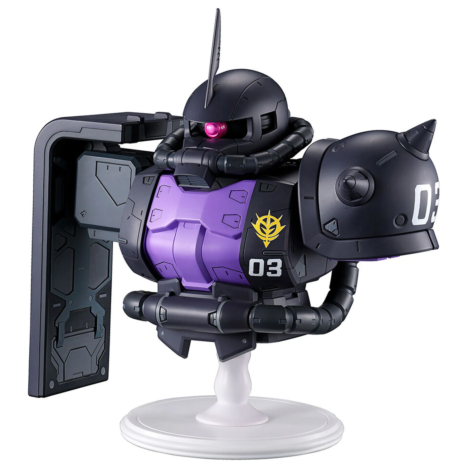 Mobile Suit Gundam Universal Century Saga Interlude Zaku II Black Tri-Stars Ichibansho figura 16cm termékfotó