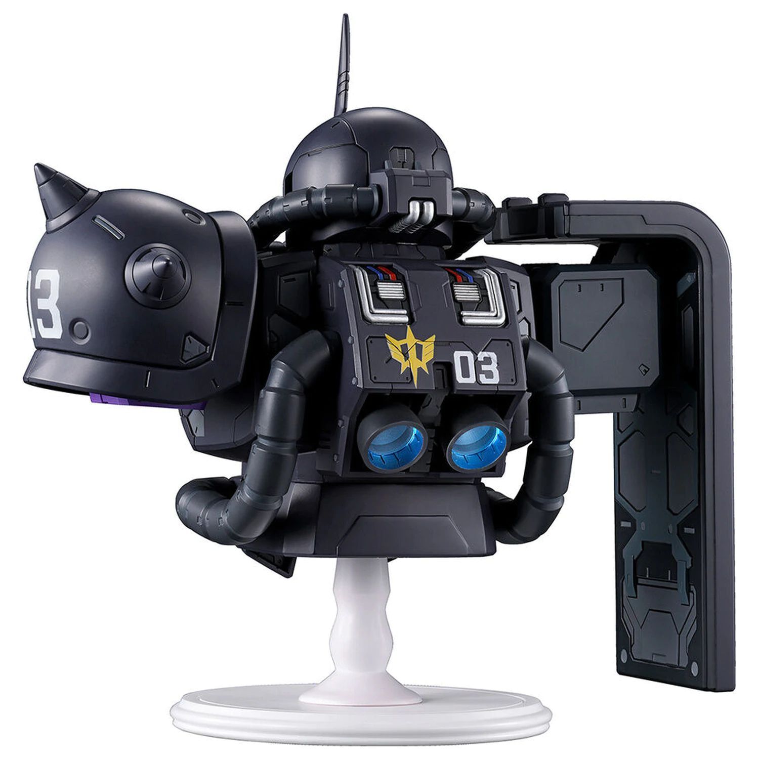 Mobile Suit Gundam Universal Century Saga Interlude Zaku II Black Tri-Stars Ichibansho figura 16cm termékfotó