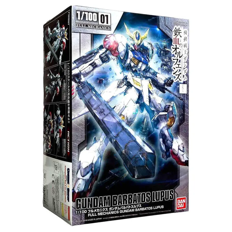 Mobile Suit Gundam vas-Blooded Orphan Gundam Barbatos Lupus modell készlet figura termékfotó