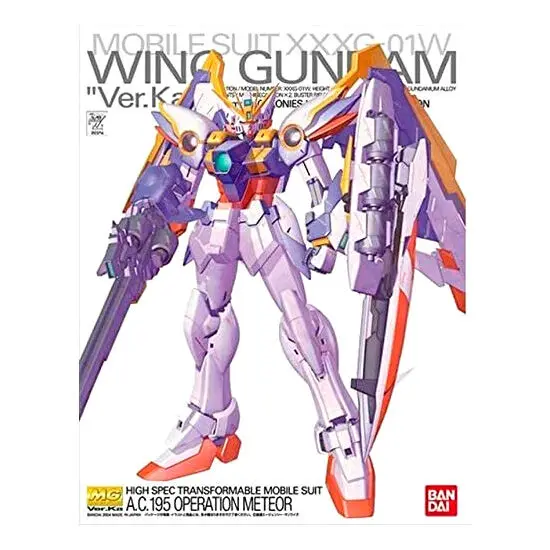 Mobile Suit Gundam Wing Gundam ver KA modell készlet figura 18cm termékfotó