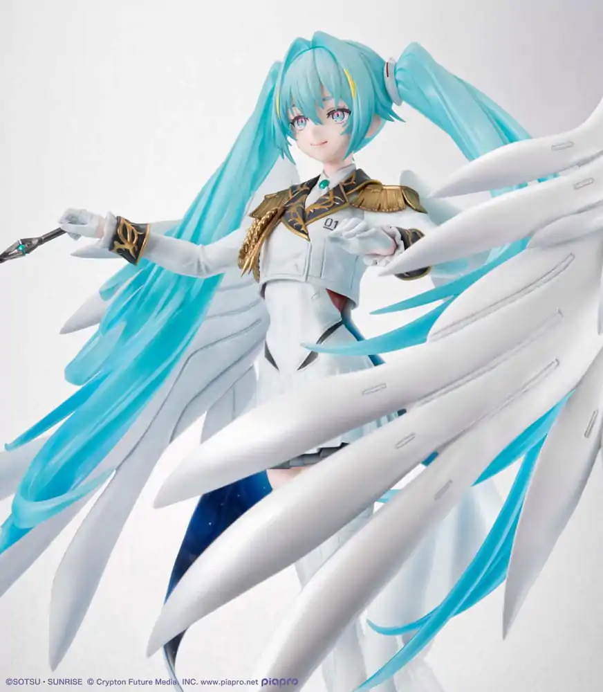Mobile Suit Gundam x Hatsune Miku Lucrea Hatsune Miku x Wing Gundam Zero EW 45th Anniversary PVC szobor figura 27 cm     termékfotó