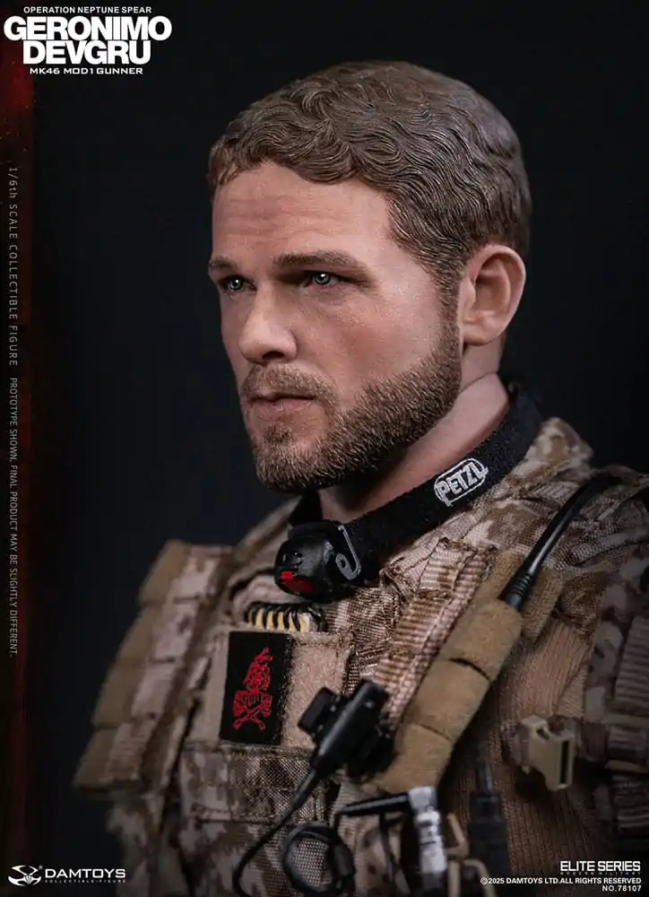 Modern Military 1/6 Geronimo Devgru - MK46 MOD1 Gunner (Operation Neptune Spear) akciófigura 30 cm termékfotó