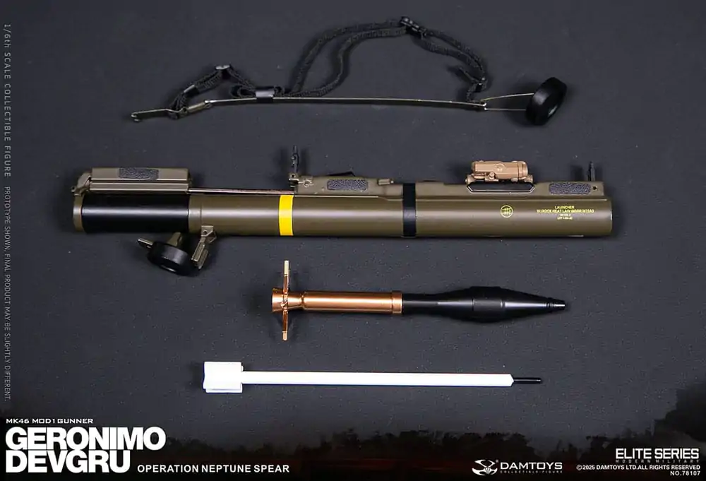 Modern Military 1/6 Geronimo Devgru - MK46 MOD1 Gunner (Operation Neptune Spear) akciófigura 30 cm termékfotó