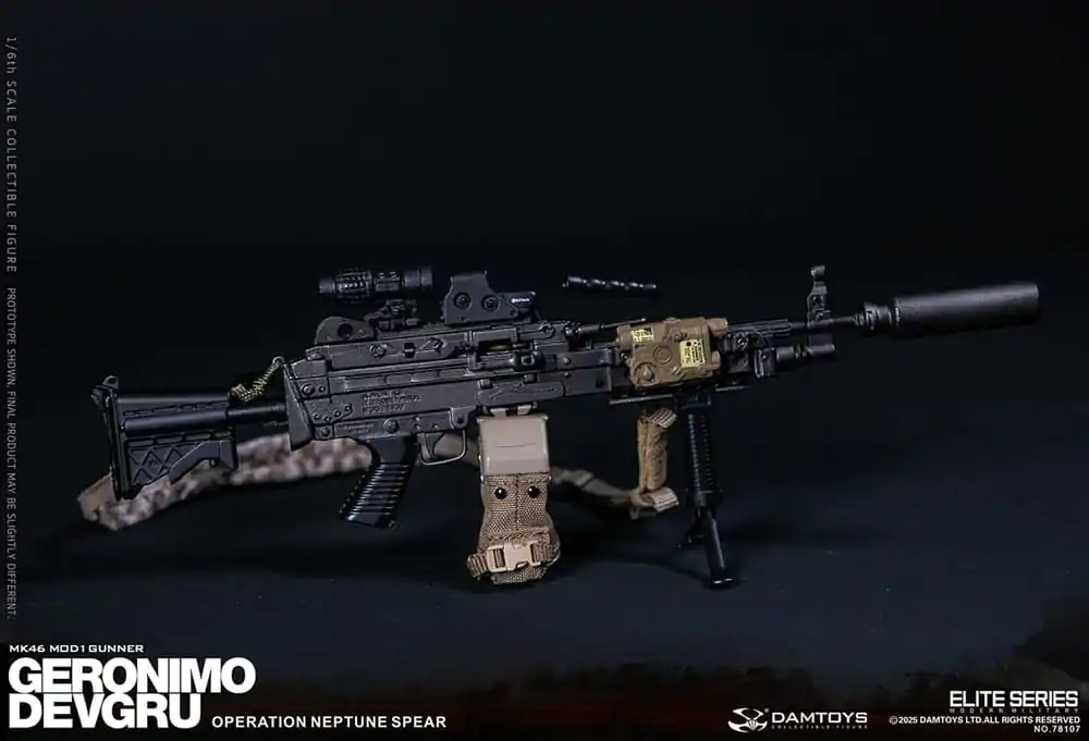 Modern Military 1/6 Geronimo Devgru - MK46 MOD1 Gunner (Operation Neptune Spear) akciófigura 30 cm termékfotó