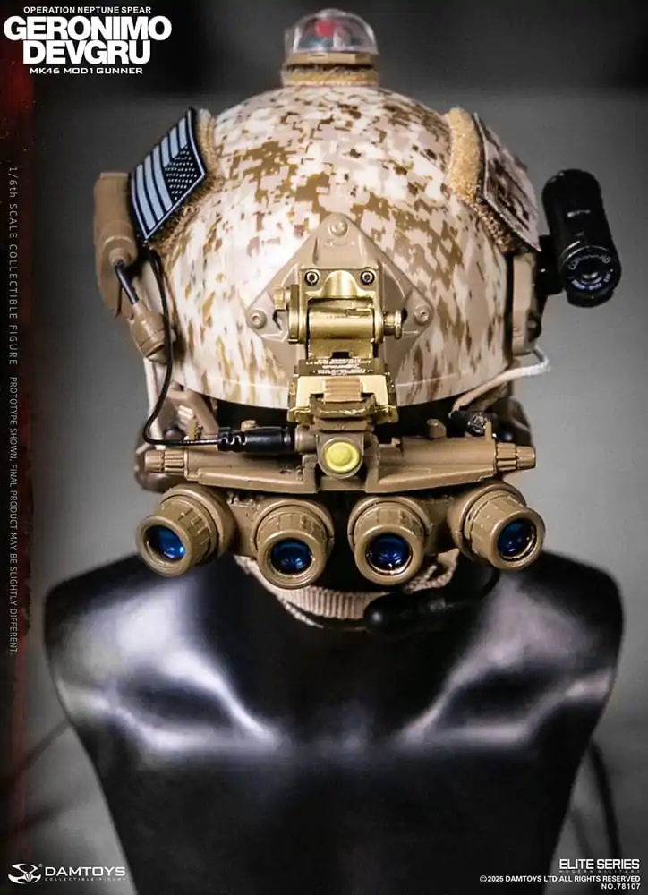 Modern Military 1/6 Geronimo Devgru - MK46 MOD1 Gunner (Operation Neptune Spear) akciófigura 30 cm termékfotó