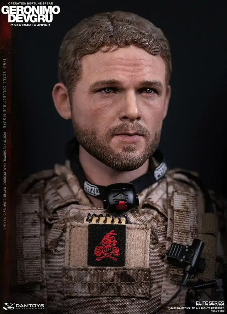 Modern Military 1/6 Geronimo Devgru - MK46 MOD1 Gunner (Operation Neptune Spear) akciófigura 30 cm termékfotó