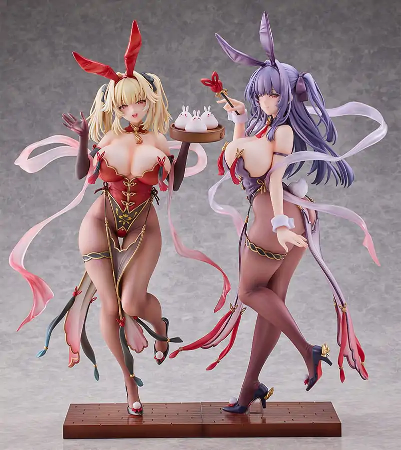 Moehime Union 1/4 Cheongsam Bunny Yuri & Stella szobor figurák 45 cm termékfotó