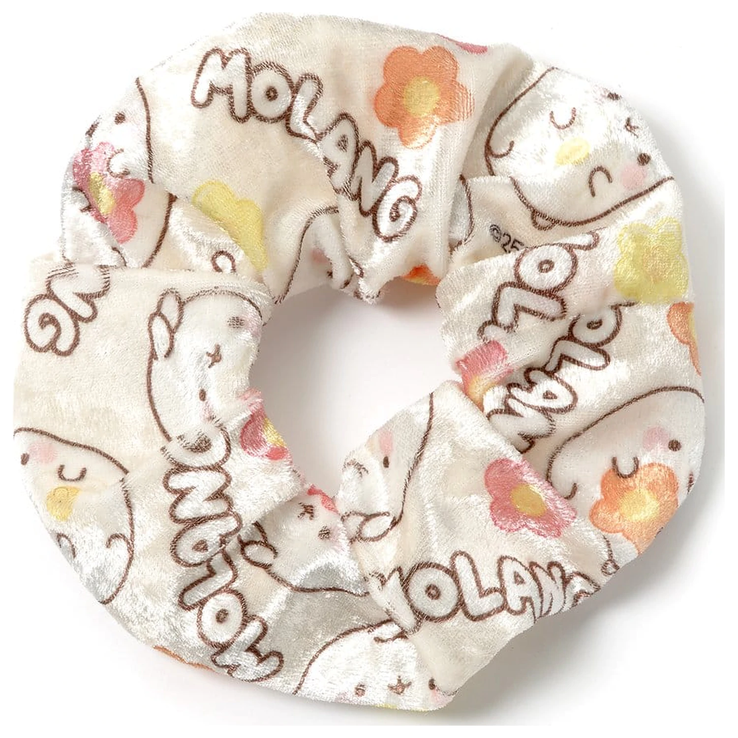 Molang scrunchie hajgumi Flower termékfotó