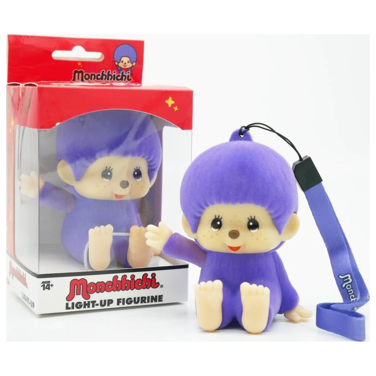 Monchhichi Led világító Lila figura termékfotó