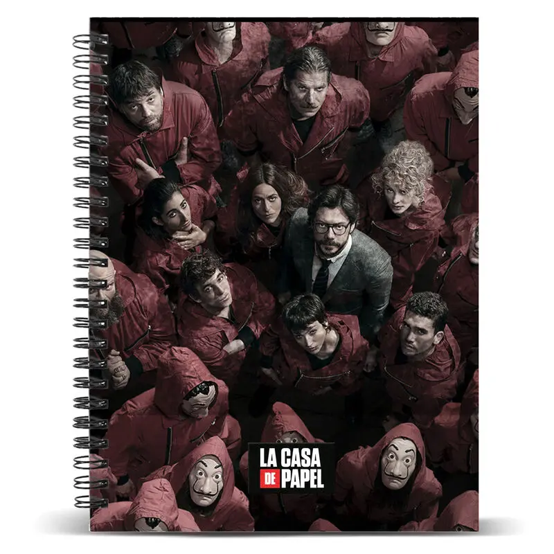 Money Heist Together A4 jegyzetfüzet termékfotó