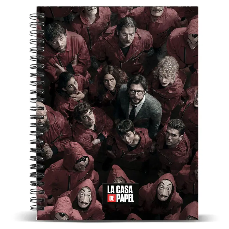 Money Heist Together A5 jegyzetfüzet termékfotó