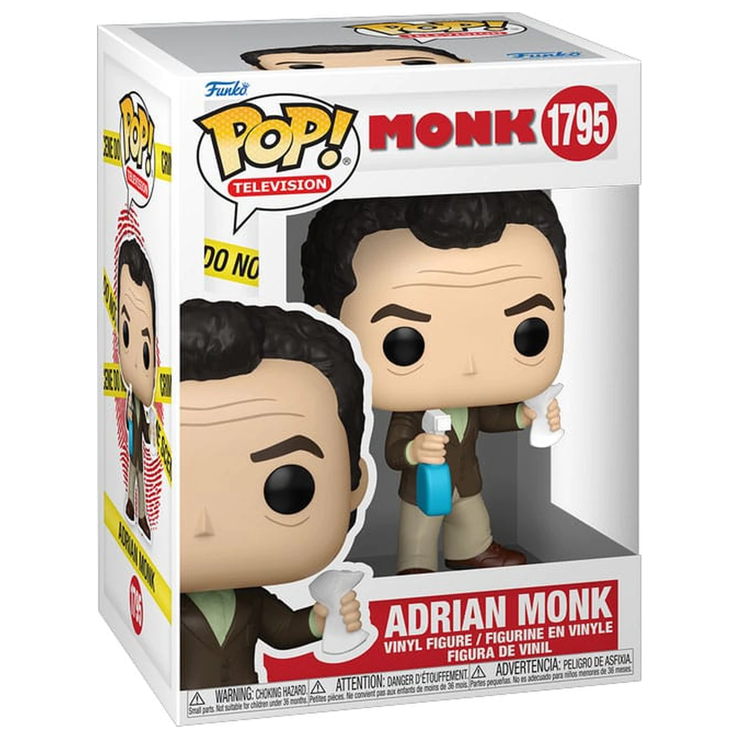 Monk Funko POP! Television Vinyl figura Adrian Monk 9 cm termékfotó